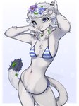 Rating: q
ID: 4799679
Date: 2024-05-22 11:18:20 -0400
Status: active
Score: 174
2024 absurd_res anthro bikini blue_eyes breasts clothed clothing coffeechicken colored_edge_bikini digital_media_(artwork) female fur hair hi_res lumi_(paledrake) mammal mustelid musteline navel paledrake portrait simple_background skinny_female slim smile solo stoat swimwear tail teeth three-quarter_portrait triangle_bikini true_musteline two-piece_swimsuit weasel white_background white_body white_fur white_hair post #4799679