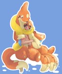 abstract_background air_valve ambiguous_gender animate_inanimate buizel cupcakedoragon duo featureless_crotch feral floatie floatzel flotation_sac forked_tail generation_4_pokemon glistening glistening_body half-closed_eyes hi_res human inflatable inflation_valve living_inflatable loss_of_dexterity male mammal mid_transformation multi_tail narrowed_eyes nintendo nude pawpads pokemon pokemon_(species) pool_toy sitting size_difference tail transformation unusual_anatomy unusual_tail valve_nipple