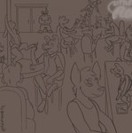 Rating: q
ID: 3984385
Date: 2023-04-10 16:14:00 -0400
Status: active
Score: 1
ambiguous_gender anthro beverage bottle bouncer bucklucky canid cigarette closed_smile clothed clothing container crossed_legs dancing door female grin group hi_res holding_bottle holding_cigarette holding_container holding_money holding_object large_group male mammal money monochrome mouth_closed mustelid nightclub open_mouth open_smile otter pole pole_dancing signature sitting smile stripper_pole topless post #3984385
