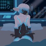 Rating: e
ID: 5605816
Date: 2025-05-28 23:59:49 -0400
Status: active
Score: 4
absurd_res android anthro balls bed bedroom black_body blue_body blue_fur blue_hair blush bodily_fluids bovid caprine city city_background cyan_lights cybernetics cyberpunk embarrassed erection foreskin fur furniture genital_fluids genitals gradient_hair hair hi-tech hi_res humanoid_genitalia humanoid_penis leaking_precum machine male mammal mi-y0 neon_lights on_bed penis pillow precum robot sheep shyder sitting sitting_on_bed solo thick_penis tremble_lines vein veiny_penis white_body white_fur white_hair window post #5605816