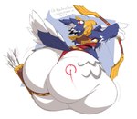 Rating: q
ID: 5597745
Date: 2025-05-25 15:41:09 -0400
Status: active
Score: 29
2025 anthro avian beak big_butt boot_(artist) bottom_heavy bow_(weapon) breath_of_the_wild butt huge_butt huge_thighs hyper hyper_butt hyper_thighs male nintendo ranged_weapon rear_view revali rito simple_background solo text the_legend_of_zelda thick_thighs weapon white_background wide_hips post #5597745