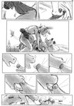 american_opossum anthro asinus big_breasts big_butt bodily_fluids breasts butt clothing comic desamistesae_fafratarello_flumendo_styx donkey duo equid equine eyewear female fondling from_front_position genitals glasses greyscale hi_res inviting_to_kiss kissing lying male male/female mammal marsupial missionary_position monochrome nipples on_back penis prostitution sex slightly_chubby smashmat thick_thighs virgin