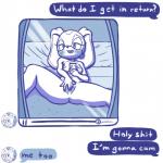 1:1 2020 5_fingers anthro bed biped blue_and_white blush bodily_fluids breasts butt cellphone comic cream_the_rabbit digital_media_(artwork) electronics english_text female fingering fingers furniture genital_fluids genitals hi_res holding_object holding_phone lagomorph leporid looking_at_viewer loshon mammal masturbation mirror monochrome nipples nude open_mouth phone pussy rabbit sega selfie sexting simple_background smile solo sonic_the_hedgehog_(series) text texting tongue vaginal vaginal_masturbation