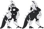 Rating: q
ID: 5410953
Date: 2025-03-04 01:22:36 -0500
Status: active
Score: 42
2023 absurd_res anthro big_breasts big_butt black_body black_tail breasts butt curvy_figure cybernetics cyborg digital_drawing_(artwork) digital_media_(artwork) dragon featureless_face female female_anthro fingers front_view full-length_portrait gyrbdark hi_res huge_breasts huge_thighs machine model_sheet multiple_angles mythological_creature mythological_scalie mythology navel portrait rear_view scalie simple_background solo tail thick_thighs three-quarter_view white_background white_body white_head wide_hipped_anthro wide_hipped_female wide_hips post #5410953