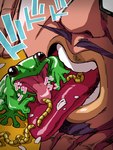 Rating: q
ID: 4575549
Date: 2024-02-03 13:18:35 -0500
Status: active
Score: -18
2022 3:4 4_fingers 4_toes 5_fingers absurd_res ambiguous_gender amphibian australian_green_tree_frog beard black_beard black_eyes black_eyewear black_facial_hair black_glasses black_mustache blue_text cole_thereven colored digital_drawing_(artwork) digital_media_(artwork) duo eddybird exoskeleton eyewear facial_hair feeding feet feral feral_pred feral_prey fingers food frog glasses glistening glistening_body glistening_eyes glistening_skin glistening_tongue green_body green_skin hatching_(art) hi_res human human_pred japanese_text larger_human larger_male light_body light_skin male mammal mealworm membrane_(anatomy) meme menacing_(meme) mouth_shot mustache no_sclera oats_(food) on_tongue opaque_glasses open_mouth pink_text pink_tongue quadruped red_tongue regurgitation scp-7595-5 scp_foundation shaded simple_shading size_difference smaller_ambiguous smaller_feral sound_effects teeth text toes tongue tongue_out translucent_text tree_frog vore webbed_hands yellow_body yellow_exoskeleton post #4575549