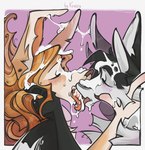 Rating: e
ID: 5466622
Date: 2025-03-30 16:57:57 -0400
Status: active
Score: 23
2025 3_fingers 4_ears after_orgasm anthro avali avian bent_ears bird black_body black_feathers black_fur blonde_hair blush bodily_fluids brown_body bukkake canid canine chest_tuft claws colored countershading cum cum_in_hair cum_in_mouth cum_inside cum_kiss cum_on_ear cum_on_face cum_on_head digital_media_(artwork) duo english_text eyes_closed feathers fennec_fox finger_claws fingers fox french_kissing fur fyr_(fenrir784) genital_fluids hair head_grab hi_res keuejay kissing leaking_cum male male/male mammal multi_ear multicolored_body nude open_mouth purple_background saliva scuted_arms scutes side_view signature simple_background sloppy_kiss snowballing text tongue tongue_out true_fox tuft white_body white_feathers white_fur winged_arms wings yuki_(yuki784) post #5466622