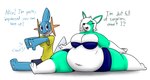 Rating: q
ID: 4569772
Date: 2024-01-31 22:27:20 -0500
Status: active
Score: 19
2021 3_toes 4_fingers aliasing amphibian anthro anthrofied asking asking_another athletic athletic_anthro athletic_female barefoot belly big_belly big_breasts biped black_eyes black_nose black_text blue_body blue_bottomwear blue_bra blue_clothing blue_emanata blue_fin blue_shorts blue_skin blue_text blue_underwear bottomwear bra breasts canid canine cheek_gills cleavage clothed clothed_anthro clothed_female clothing color_coded_text colored compliment countershade_face countershade_neck countershade_skin countershade_torso countershading cracking cracking_knuckles cynthia_(cyclone29) deep_navel dialogue digital_drawing_(artwork) digital_media_(artwork) duo emanata english_text exclamation_point exercise external_gills eyelashes eyes_closed feet female female_anthro fin fingers flexible fox front_view full-length_portrait fur generation_3_pokemon gills gloves_(marking) green_body green_ears green_fur hair hair_over_eye head_fin head_gills interjection leg_markings loray_(thatoneaceguy) mammal markings midriff mudkip navel nintendo non-mammal_breasts non-mammal_navel obese obese_anthro obese_female one_eye_obstructed open_mouth open_smile orange_gills overweight overweight_anthro overweight_female pawpads pink_tongue pokemon pokemon_(species) pokemorph portrait red_mouth shaded shirt shorts simple_background skimpy smile socks_(marking) speech_bubble splits spread_legs spreading straight_legs tail tail_fin talking_to_another text thatoneaceguy thick_thighs toes tongue topwear underwear white_background white_body white_countershading white_hair white_inner_ear white_markings yellow_clothing yellow_shirt yellow_topwear post #4569772