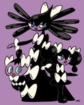 alternative_fashion generation_5_pokemon goth gothic_lolita gothita gothitelle gothorita group hi_res humanoid j-fashion kuro_lolita lolita_(fashion) mizmaru nintendo pokemon pokemon_(species) simple_background trio victorian_goth