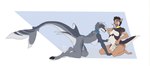 Rating: q
ID: 5605522
Date: 2025-05-28 21:13:31 -0400
Status: active
Score: 1
2023 all_fours anthro artist_logo biped black_nose black_pawpads blue_background bodily_fluids breasts brown_hair bulge butt canid canine canis clothing cocofox collar collar_only colored countershade_face countershade_tail countershade_torso countershading devious_grin digitigrade domestic_dog duo female fin fish gender_transformation grabbing_another green_eyes grey_hair grey_markings growth hair hi_res highlights_(coloring) human human_to_anthro hybrid kneeling lexi_(cocofox) logo long_tongue mammal marine markings mid_transformation motion_lines mtf_transformation nipples non-mammal_breasts nude one-piece_swimsuit open_mouth pawpads pickit saliva shaded shark sharp_teeth side_view simple_background sitting sitting_on_ground smile snout snout_growth species_transformation swimwear tail tail_fin tail_growth teeth three-quarter_view tongue transformation transformative_clothing white_background white_body white_countershading white_highlights year post #5605522