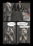 absurd_res anthro black_and_white broken_life comic disney english_text female hi_res judy_hopps lagomorph leporid link6432 mammal monochrome rabbit solo text url zootopia