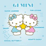 1:1 2022 absurd_res anthro astrological_symbol barefoot black_eyes blue_background bow_(feature) bow_accessory clothed clothing constellation domestic_cat dress duo ear_bow english_text feet felid feline felis female gemini_(constellation) gemini_(symbol) gemini_(zodiac) hello_kitty_(character) hello_kitty_(series) hi_res holding_object holding_star looking_at_viewer mammal mimmy_white mouthless o_o official_art sanrio sibling_(lore) simple_background simple_eyes sister_(lore) small_eyes standing star star_(shape) symbol text toony unknown_artist western_zodiac western_zodiac_symbol whiskers white_body white_ears wide_eyed yellow_nose