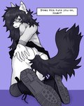Rating: q
ID: 5459661
Date: 2025-03-27 11:42:46 -0400
Status: active
Score: 41
5_fingers alternative_fashion anthro arm_tuft ass_up boots butt canid canine canis claws clothing clothing_pull cocky_smile digital_media_(artwork) domestic_dog e-girl ear_piercing emo eye_bags eyewear female fingers fishnet_clothing fishnet_topwear fondling footwear freckles glasses greyscale hi_res inner_ear_fluff looking_at_viewer loser loser(novacantsleep) mammal monochrome novacantsleep piercing self_fondle shoes smile smiling_at_viewer smirk smirking_at_viewer solo sparklefur speech_bubble thong topwear tuft underwear wolf post #5459661