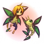 1:1 alternate_species cosplay duo female generation_3_pokemon green_eyes hitec human humanized insect_wings mammal nintendo pokemon pokemon_(species) pokemon_trainer vibrava wings yellow_eyes