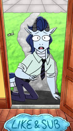 2d_animation 4_fingers animal_humanoid animated animation_meme anthro bandage bandaged_arm belt black_belt black_eyes black_horn black_mouth blue_body blue_ears blue_hair blue_mohawk blue_rug blue_scales blue_tail bottomwear broken_horn closed_smile closing_door clothed clothing colored concrete crawling curb detailed detailed_background disembodied_hand door door_handle doormat doorway dragon dragon_humanoid dress_shirt ear_piercing ellipsis exclamation_point eye_scar eyebrows eyelids eyewear eyewear_on_head facial_scar fingerless_gloves fingers fist floor gesture glasses gloves grass grey_bottomwear grey_clothing grey_pants hair hand_gesture hand_on_ground handwear hi_res horn humanoid knocking knocking_on_door lawn looking_aside looking_at_viewer lost_glasses male meme mohawk mouth_closed muscular muscular_anthro muscular_male music mythological_creature mythological_scalie mythology necktie open_mouth pants pattern_necktie phonk piercing pink_tongue pixelated pixels plant pointing pointing_at_object psychedelic question rocky_rakoon rolled_up_sleeves scales scalie scar searching shaded shirt smile sound sound_effects sound_warning striped_necktie sunglasses sunglasses_on_head tail tan_body tan_skin tank_top text tongue topwear webm white_sclera white_text wood wood_door wood_floor