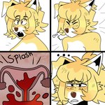 Rating: q
ID: 5607881
Date: 2025-05-29 20:58:48 -0400
Status: active
Score: 9
1:1 2024 4_panel_comic anthro bangs black_eyes black_mouth blonde_hair blood bodily_fluids brown_eyebrows brown_nose canid canine close-up colored comic digital_media_(artwork) ellipsis english_description english_text eyebrow_through_hair eyebrows eyes_closed fallopian_tubes fangs female floppy_ears freckled_face freckles fur genital_fluids hair heart_(marking) hi_res inner_ear_fluff internal internal_vaginal mammal markings medium_hair menstruation multicolored_body multicolored_fur multicolored_hair onomatopoeia open_mouth orange_hair ovaries ponytail shaded sneeze solo sound_effects teeth text translucent translucent_hair tuft two_tone_body two_tone_fur two_tone_hair uterus uterus_view white_body white_fur white_inner_ear_fluff wolfa_(wolflly10) wolflly10 worried_look yellow_body yellow_fur post #5607881
