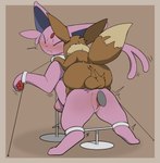 absurd_res anal anal_penetration anus balls dildo dildo_in_pussy dildo_insertion duo eevee eeveelution espeon female feral generation_1_pokemon generation_2_pokemon genitals hi_res knotting male maoegou nintendo penetration penile penile_penetration penis_in_ass pokemon pokemon_(species) pussy sex_toy sex_toy_in_pussy sex_toy_insertion size_difference vaginal vaginal_knotting vaginal_penetration