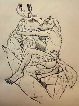 Rating: e
ID: 5665405
Date: 2025-06-24 18:19:42 -0400
Status: active
Score: 10
absurd_res ambiguous_gender animal_genitalia animal_penis anthro antlers balls bison bite_mark bovid bovine breasts bruised canid canine canis cervine_genitalia cervine_penis chest_tuft deer duo feet genitals gynomorph gynomorph/male hi_res hickey horn humanoid_feet hybrid imminent_sex intersex intersex/male jane_(makoyino) kiss_on_lips kissing making_out makoyino male male/ambiguous mammal moose new_world_deer penis plantigrade saggy_balls sex small_breasts tail tuft vein veiny_arms veiny_muscles wolf post #5665405