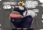 Rating: q
ID: 4557240
Date: 2024-01-25 21:00:40 -0500
Status: active
Score: 38
2021 3_claws 3_toes 4_arms 4_claws 4_fingers aliasing altered_forme_giratina anthro appliance asking barefoot belly big_belly big_breasts biped black_clothing black_sclera black_shirt black_text black_topwear blue_bottomwear blue_clothing blue_jeans blue_pants bodily_noises bottomwear box breasts cabinet claws clothed clothed_anthro clothed_female clothing clothing_pull colored container countershade_torso countershading crossed_arms denim denim_bottomwear denim_clothing digital_drawing_(artwork) digital_media_(artwork) ellipsis english_text exclamation_point eyelashes feet female female_anthro finger_claws fingers fridge front_view full-length_portrait generation_4_pokemon giratina glurk gluttony grey_background grey_body grey_countershading huge_belly huge_breasts huge_thighs interjection interrobang jeans kitchen kitchen_appliance legendary_pokemon macro mara_(thatoneaceguy) morbidly_obese morbidly_obese_anthro morbidly_obese_female multi_arm multi_limb nintendo number obese obese_anthro obese_female offscreen_character open_mouth oven overweight overweight_anthro overweight_female pants pink_eyes pink_tongue pokemon pokemon_(species) pokemorph portrait pupils question_mark red_body red_countershading red_mouth reynolds_group_holdings reynolds_wrap rumbling_stomach shaded shirt shirt_pull simple_background solo speech_bubble standing tail talking_to_another text thatoneaceguy thick_tail thick_thighs three-quarter_view tight_clothing toe_claws toes tongue topwear topwear_pull umlaut underline weight_gain yellow_claws yellow_fingers yellow_toes post #4557240