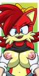 anthro archie_comics big_breasts breast_grab breasts canid canine duo female fiona_fox fox grabbing_both_breasts hand_on_another's_breast hand_on_breast mammal nipples sega sonic_the_hedgehog_(archie) sonic_the_hedgehog_(comics) sonic_the_hedgehog_(series) sonicguru