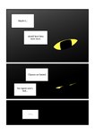 abstraction_(tadc) absurd_res black_eyes comic dialogue dnrlrl ellipsis english_text eyes_closed eyes_closing glitch_productions hi_res jax_(tadc) male monochrome pupils solo square_pupils text text_box the_amazing_digital_circus yellow_sclera