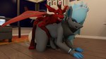 16:9 3d_(artwork) 4k absurd_res anthro balls big_balls bodily_fluids brulee_(y11) cum digital_media_(artwork) doggystyle dragon duo from_behind_position fur furred_dragon furred_scalie generation_5_pokemon genital_fluids genitals growth hi_res horn huge_balls hyper hyper_balls hyper_genitalia kinix_(character) knot knot_tugging male male/male membrane_(anatomy) membranous_wings mythological_creature mythological_scalie mythology nintendo penis pokemon pokemon_(species) potion precum scalie sex tail ultrayanto widescreen wings zoroark