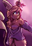 Rating: s
ID: 5656385
Date: 2025-06-20 19:11:59 -0400
Status: active
Score: 5
alolan_form alolan_raichu ambiguous_gender anthro blue_eyes bottomless clothed clothing generation_1_pokemon generation_7_pokemon hair hi_res jacket jacket_around_waist jacket_only long_hair looking_back nintendo orange_body pokemon pokemon_(species) purple_lighting rai_(raidev) raichu raidev rear_view regional_form_(pokemon) ribbons rim_light solo tail topwear topwear_only post #5656385