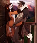 Rating: e
ID: 4908004
Date: 2024-07-09 15:13:06 -0400
Status: active
Score: 83
2017 absurd_res against_surface against_wall amur angle_(copperback01) anthro anthro_on_anthro anthro_penetrated anthro_penetrating anthro_penetrating_anthro arm_markings artist_name athletic athletic_anthro athletic_male balls barely_visible_areola barely_visible_balls barely_visible_genitalia barely_visible_pawpads bent_leg black_claws black_markings black_nose blue_eyes blush bodily_fluids breasts brown_arms brown_body brown_ear_tips brown_fur brown_hair brown_legs brown_nose brown_tail_tip butt cabin canid canine chest_scar claws cloud countershade_face countershade_tail countershade_torso countershading dancer_position day detailed_background digital_media_(artwork) dipstick_ears dipstick_tail duo ear_markings ears_back ears_up erection eyebrows eyes_closed female female_anthro female_penetrated fluffy fluffy_tail fox from_front_position fur genital_fluids genitals gloves_(marking) grass hair hand_markings hand_on_head hand_on_shoulder head_back head_grab head_tuft hi_res humanoid_hands kira_(copperback01) landscape leg_grab leg_markings long_hair long_tail looking_at_another looking_at_partner looking_pleasured male male/female male_anthro male_penetrating male_penetrating_female mammal markings mountain multicolored_ears nude nude_anthro nude_female nude_male on_one_leg one_leg_up open_mouth orange_body orange_fur outside paws penetration penile penile_penetration penis_in_pussy pivoted_ears plant pointy_ears porch prick_ears raised_leg raised_leg_grab scar sex sharp_teeth shoulder_grab smile socks_(marking) standing tail tail_markings tan_body tan_countershading tan_fur tears teeth text thigh_grab toe_claws tuft two_tone_ears vaginal vaginal_penetration wall_(structure) white_body white_countershading white_fur white_ruff white_tail_tip wood wood_wall post #4908004
