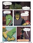 age_difference anthro comic crocodile crocodilian dialogue dialogue_box ears_down english_text frustrated glare group hi_res male mature_male max_baker_(sleepymute) mr._baker_(sleepymute) older_male onomatopoeia pavel_(sleepymute) pivoted_ears reptile scalie shy size_difference sleepymute sound_effects stare text