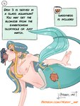 3:4 asphyxiation blush comic dialogue drowning english_text fellatio femboy floating genitals glory_hole hair hi_res horny_imp human humanoid jewelry long_hair male male/male mammal marine merfolk mermaid_tail nipples oral penile penis sex solo_focus speech_bubble split_form text url