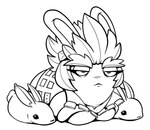 Rating: s
ID: 5639982
Date: 2025-06-13 17:02:30 -0400
Status: pending
Score: 3
2023 ambiguous_feral ambiguous_gender anthro beady_eyes black_and_white black_eyes black_nose closed_frown clothed clothed_anthro clothed_female clothing digital_drawing_(artwork) digital_media_(artwork) edge_(mario_plus_rabbids) english_description eyebrows eyelashes female feral frown group hair half-closed_eyes jacket lagomorph larger_anthro larger_female leporid line_art long_ears lying mammal mario_plus_rabbids_sparks_of_hope monochrome mouth_closed narrowed_eyes noseless on_front rabbid rabbit raving_rabbids raygirl rayman_(series) scut_tail shirt short_tail simple_background size_difference smaller_ambiguous smaller_feral spiky_hair tail thick_eyebrows topwear torn_clothing torn_shirt torn_topwear trio ubisoft white_background white_body white_clothing white_hair white_jacket white_topwear post #5639982