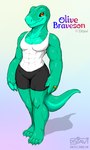 Rating: s
ID: 5635575
Date: 2025-06-11 15:50:25 -0400
Status: active
Score: 14
2025 3:5 abs anthro artist_logo barefoot black_sclera bottomwear breasts claws clothing dated digit_ring dinosaur drjavi english_text feet female gradient_background green_body green_scales hi_res hotpants jewelry logo muscular muscular_anthro muscular_female non-mammal_breasts orange_eyes prehistoric_species reptile ring scales scalie shirt shorts simple_background solo tail tank_top tapering_tail text theropod tight_clothing toe_claws topwear tyrannosaurid tyrannosauroid tyrannosaurus tyrannosaurus_rex wedding_ring post #5635575