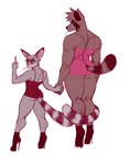 Rating: q
ID: 3156333
Date: 2022-02-03 04:08:59 -0500
Status: active
Score: 72
alternate_costume anthro anthro_on_anthro barefoot bassariscus big_butt butt cacomistle canid canine cigarette clothed clothing crossdressing digital_media_(artwork) dress duo eebahdeebah eyewear feet footwear gesture glasses half-closed_eyes hand_gesture hand_holding hi_res high_heels huge_butt kubo_(eebahdeebah) larger_male male male/male mammal middle_finger muscular muscular_anthro muscular_male narrowed_eyes niko_(eebahdeebah) procyonid raccoon_dog romantic romantic_couple shoes simple_background size_difference smaller_male smoking smoking_tobacco tail_wrapped tanuki tight_clothing underbutt white_background post #3156333