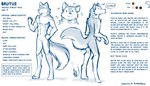 2022 7:4 abs adobe_photoshop_(artwork) anthro blep blue_and_white brutus_(twokinds) canid canine canis casual_nudity chest_tuft conditional_dnp dialogue digital_media_(artwork) digitigrade english_text featureless_crotch flexing flexing_bicep hand_on_hip hi_res keidran male mammal mentioned_character model_sheet monochrome muscular muscular_male nude simple_background sketch smile solo text tom_fischbach tongue tongue_out tuft twokinds white_background wolf