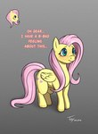 english_text equid equine feathered_wings feathers female feral fluttershy_(mlp) friendship_is_magic hasbro mammal my_little_pony mythological_creature mythological_equine mythology pegasus quadruped solo tail text toby_art wings yellow_body