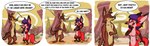 2017 2_toes 4_fingers abstract_background anthro athletic athletic_anthro athletic_male belly beneatha_the_vixen biped black_eyes black_nose blue_sclera breasts brown_body brown_ear_tips brown_fur canid canine canis canyon casual_nudity cheek_tuft colored comic confusion countershade_torso countershading coyote coyoteville desert detailed dialogue digital_media_(artwork) dipstick_ears dipstick_tail duo ear_markings ears_back english_text facial_tuft featureless_breasts feet female fennec_fox fingers fluffy fluffy_tail fox fur gloves_(marking) grin hair half-closed_eyes hand_on_belly hand_on_chin hands_together hi_res humor kitchen_utensils leg_markings long_hair male mammal markings multicolored_body multicolored_ears multicolored_fur narrowed_eyes natural navel nude open_mouth outside paws pecs pink_belly pink_body pink_breasts pink_fur pink_tail_tip pivoted_ears plantigrade purple_hair red_body red_fox red_fur sean_o'desse shaded sky smile smirk smug smug_expression smug_face smug_grin socks_(marking) speech_bubble stevethedragon tail tail_markings tan_belly tan_body tan_fur teeth_showing text toes tools true_fox tuft tumbleweed two_tone_body two_tone_fur whiskers yellow_sclera yellow_sky