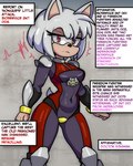 2024 4:5 amy_rose anthro black_latex bodysuit breasts broth_nsfw clothed clothed_anthro clothed_female clothing dialogue dialogue_box eggman_empire eggman_logo english_text eulipotyphlan female grey_hair hair hedgehog hi_res latex latex_bodysuit latex_clothing latex_skinsuit looking_at_viewer mammal medium_breasts mind_control multicolored_bodysuit multicolored_clothing multicolored_skinsuit red_eyes red_latex sega skinsuit solo sonic_the_hedgehog_(series) text tight_clothing