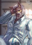 Rating: s
ID: 5605649
Date: 2025-05-28 22:17:10 -0400
Status: active
Score: 1
anthro beard bed brown_body brown_fur canid canine canis clothing colonel_pretzel cyberconnect2 domestic_dog enso_t0324 facial_hair fuga:_melodies_of_steel fur furniture hair hi_res little_tail_bronx male mammal mature_male mustache pajamas pecs solo waking_up white_hair post #5605649