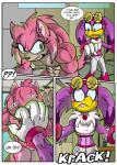 3_panel_comic absurd_res amy_rose amy_rose_the_werehog anthro avian bird black-rat clothing comic crop_top eulipotyphlan female hedgehog hi_res hirundinid mammal midriff oscine passerine pink_body purple_body sega shirt sonic_riders sonic_the_hedgehog_(series) sonic_unleashed swallow_(bird) topwear transformation wave_the_swallow wereavian werebird werecreature wereeulipotyphlan werehog