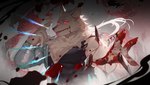 Rating: q
ID: 3857646
Date: 2023-02-06 15:41:13 -0500
Status: active
Score: 13
abstract_background absurd_res anthro arctic_fox biped black_clothing black_shirt black_topwear blood blood_on_arm blood_on_face blood_on_hand blood_on_weapon bodily_fluids broken_sword broken_weapon canid canine clothing coat dog_x_bloods fox fur glowing glowing_eyes grin hair hglc233 hi_res katana male mammal melee_weapon muscular muscular_anthro muscular_male pink_nose qianbei_(dog_x_bloods) red_eyes shirt smile solo stab sword tongue tongue_out topwear true_fox weapon white_body white_clothing white_coat white_fur white_hair white_topwear post #3857646