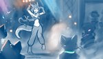 Rating: q
ID: 3572830
Date: 2022-09-17 19:27:41 -0400
Status: active
Score: 106
2022 7:4 adobe_photoshop_(artwork) animal_humanoid anthro barefoot bottomwear bracelet breasts claws clothed clothing conditional_dnp covering covering_another covering_breasts crowd dancing digital_media_(artwork) digitigrade dragon dragon_humanoid dragongirl_wrinry duo_focus eyes_closed eyewear feet female feral glasses group hands_above_head hi_res horn humanoid inside jewelry male membrane_(anatomy) membranous_wings monochrome mythological_creature mythological_scalie mythology navel necklace nightclub on_one_leg open_mouth open_smile pants scalie scarf silhouette sivil sketch smile solo_focus spot_color standing tail toe_claws tom_fischbach topless topless_female twokinds wings post #3572830
