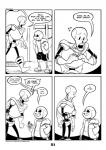 2017 animated_skeleton bone c-puff comic english_text hi_res humanoid male monochrome papyrus_(undertale) sans_(undertale) skeleton speech_bubble text undead undertale undertale_(series) url