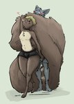 Rating: e
ID: 5604600
Date: 2025-05-28 13:48:16 -0400
Status: active
Score: 19
anthro big_tail blush blush_lines bottomwear brown_body brown_fur bulge clothing duo femboy fishnet_stockings flirting fur green_background grope groping_crotch heart_symbol hi_res huge_tail long_tail looking_back male male/male mammal mephitid seductive shorts simple_background skunk tail tail_around_partner tan_body tan_fur thick_thighs vanilla_(vanillayote) vanillayote wide_hips post #5604600