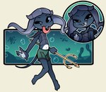 Rating: s
ID: 5350748
Date: 2025-02-04 05:17:37 -0500
Status: active
Score: 32
2024 4_fingers 4_toes absurd_res ambient_fish ambient_octopus ambient_sealife ambiguous_anthro ambiguous_gender anthro barefoot biped black_eyes blue_body blue_clothing blue_sclera blue_topwear bottomwear bubble clothed clothed_ambiguous clothed_anthro clothing cutaway feet female_(lore) fingers fish green_bottomwear green_clothing green_shorts grey_membrane grin hi_res holding_melee_weapon holding_object holding_polearm holding_trident holding_weapon humanoid_feet itsunknownanon long_tongue looking_aside looking_at_viewer marine melee_weapon membrane_(anatomy) midriff multicolored_body multicolored_bottomwear multicolored_clothing multicolored_shorts open_mouth pink_tongue plantigrade polearm ray_(fish) seaweed shorts smile solo stingray teal_bottomwear teal_clothing teal_shorts teeth toes tongue tongue_out tooth_gap topwear trident two_tone_body two_tone_bottomwear two_tone_clothing two_tone_shorts underwear weapon webbed_hands white_body young young_ambiguous young_anthro post #5350748
