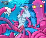 6:5 abs alkan anal anal_penetration anthro big_pecs black_eyes blue_body bodily_fluids cum cum_in_tentacles cum_tentacle erection fish genital_fluids genitals kashiver male male_penetrated marine milking_tentacles multicolored_body muscular muscular_anthro muscular_male navel nipples nude pecs penetration penile penis penis_in_tentacle penis_milking photo_background photography_(artwork) pink_penis sex shark solo sweat tears tentacle_in_ass tentacle_on_nipple tentacle_on_penis tentacle_on_shoulder tentacle_penetration tentacle_sex tentacles two_tone_body yellow_eyes