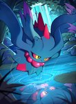 Rating: s
ID: 5589276
Date: 2025-05-21 20:37:30 -0400
Status: active
Score: 11
2024 absurd_res altered_reflection ambiguous_gender ancient_pokemon armless black_body black_eyes black_eyeshadow blue_body border distracting_watermark eyeshadow fangs feral floating flong flower flutter_mane flying generation_9_pokemon glistening hi_res jewelry legless looking_at_reflection lotus_(flower) makeup necklace nintendo open_mouth paradox_pokemon pink_body plant pokemon pokemon_(species) pond red_body red_sclera reflection solo spiked_body teeth water water_reflection watermark yellow_eyes post #5589276