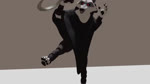 3d_(artwork) 3d_animation animated anthro bottomwear canid canine canis cape claws cloak clothing dancing death_(puss_in_boots) digital_media_(artwork) domestic_cat dreamworks duo eye_contact eye_roll facial_markings felid feline felis fur fuzzy green_eyes hat head_markings headgear headwear holding_object holding_weapon jumping leaning leaning_forward lip_sync looking_at_another male mammal markings mask_(marking) music open_mouth orange_body orange_fur pants poncho puss_in_boots_(character) puss_in_boots_(dreamworks) red_eyes short_playtime sickle simple_background singing size_difference standing stappade t-pose teeth unfinished weapon webm white_body white_fur wolf wraps