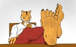 Rating: s
ID: 5376488
Date: 2025-02-16 01:43:56 -0500
Status: active
Score: 41
anthro barefoot beastars bill_(beastars) bottomwear claws clothing dirty dirty_feet electronics feet feet_up felid foot_fetish foot_focus foot_on_table furniture hi_res hindpaw looking_at_object looking_at_phone male mammal oblivious pantherine pants paws phone shirt smellslikejavier smelly smelly_feet solo sweatpants table tiger toe_claws toes topwear post #5376488