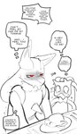 2023 ambiguous_gender anthro blush bodily_fluids comic crying duo eeveelution emanata empty_eyes english_text feral food generation_4_pokemon generation_6_pokemon half-closed_eyes hi_res line_art luca_(sincastermon) lucario male_(lore) monochrome narrowed_eyes nintendo pokemon pokemon_(species) red_eyes shaking silfy_(sincastermon) sincastermon sitting sweat sweatdrop sylveon tears text thought_bubble tongue tongue_out trembling