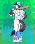 Rating: s
ID: 5394246
Date: 2025-02-24 05:12:56 -0500
Status: active
Score: 9
4:5 anthro arthropod backwards_baseball_cap backwards_hat baseball_bat baseball_cap baseball_uniform bat_(object) beetle biped blowing_bubble_gum bottomwear brown_body brown_fur bubble_gum clothing digital_media_(artwork) footwear fur furgonomic_bottomwear furgonomics green_background hat headgear headwear hi_res holding_baseball_bat insect looking_at_viewer mammal mustelid musteline roadkillblvd shirt shoes shorts simple_background sneakers socks solo sportswear standing stoat topwear true_musteline uniform weasel white_bottomwear white_clothing white_shirt white_shorts white_sneakers white_topwear post #5394246