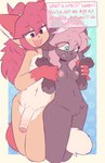 Rating: e
ID: 4312453
Date: 2023-09-25 00:55:07 -0400
Status: active
Score: 603
absurd_res ahoge anthro big_penis bovid caprine crossgender damien_(artfulpimp) dialogue domestic_cat dominant dominant_male duo felid feline felis female female_anthro femboy foreskin genitals girly_dominant green_eyes grey_body hair hi_res humanoid_genitalia humanoid_penis innie_pussy interspecies josou_seme kurus male male/female male_anthro mammal penis pink_hair purple_eyes pussy sheep shiori_(kurus) shy submissive submissive_female tail tan_body text post #4312453